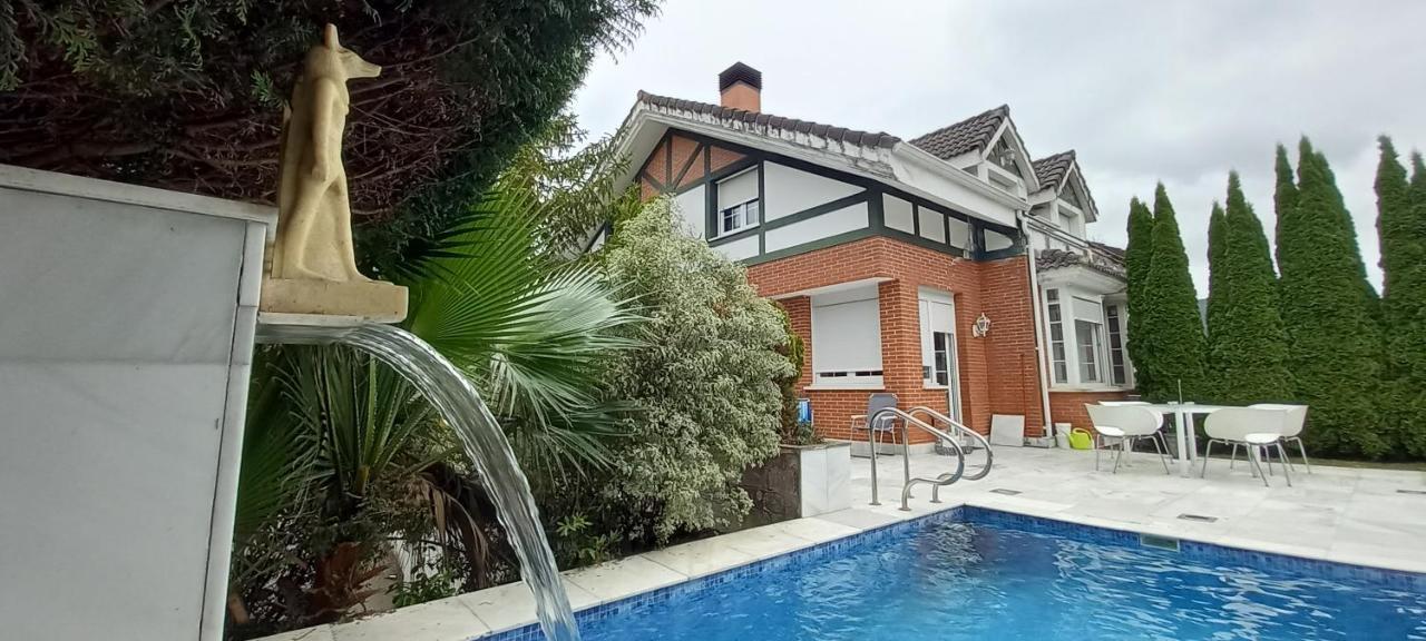 Chalet Con Piscina, Sauna Y Jacuzzi Cerca Del Mar A Media Hora De Bilbao Y Santander Эль-Пуэнте Экстерьер фото